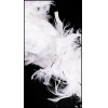 Marabou Boa Turkey White / Metalic Silver